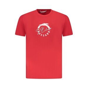 Trussardi Rosso Cotton Men Men's T-Shirt